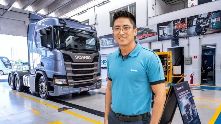 Rodrigo Arita apresenta o Pro Start, novo plano de manutenção da Scania