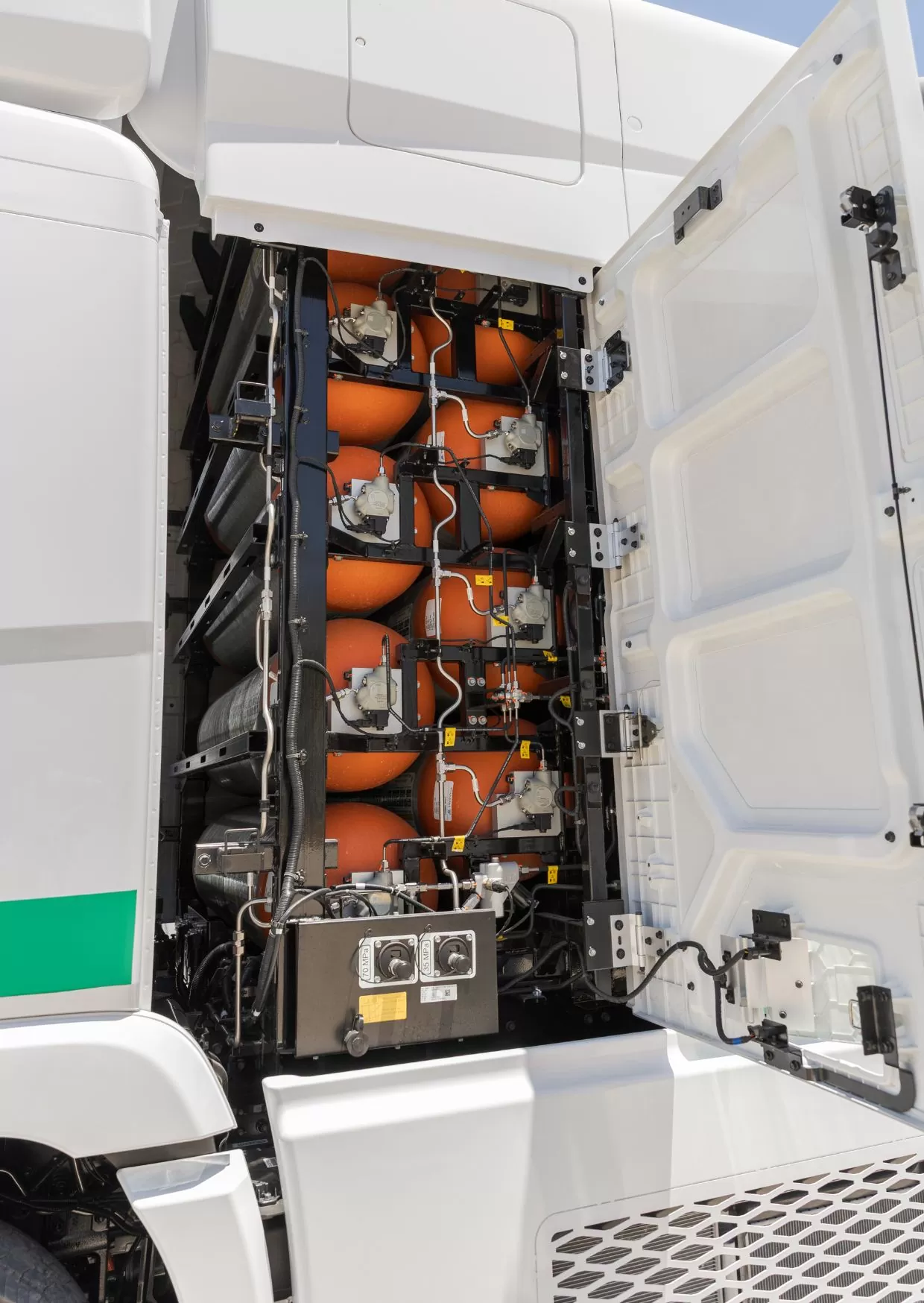Sistema das células de combustível a H2 no XCIENT Fuel Cell XCIENT Fuel Cell