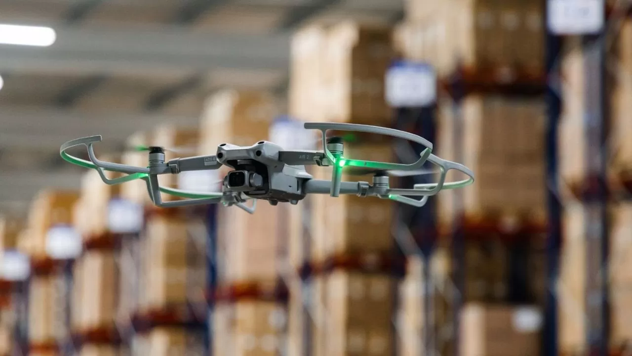 Drones fazem inventário no Tecadi