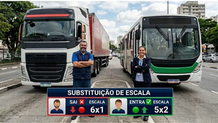 Escala 6x1 no transporte