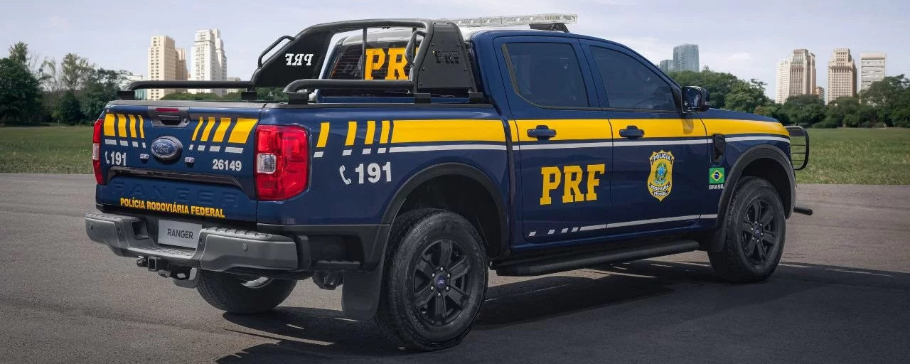 Ford Ranger da PRF | Foto: Divulgação Ford Ranger da PRF