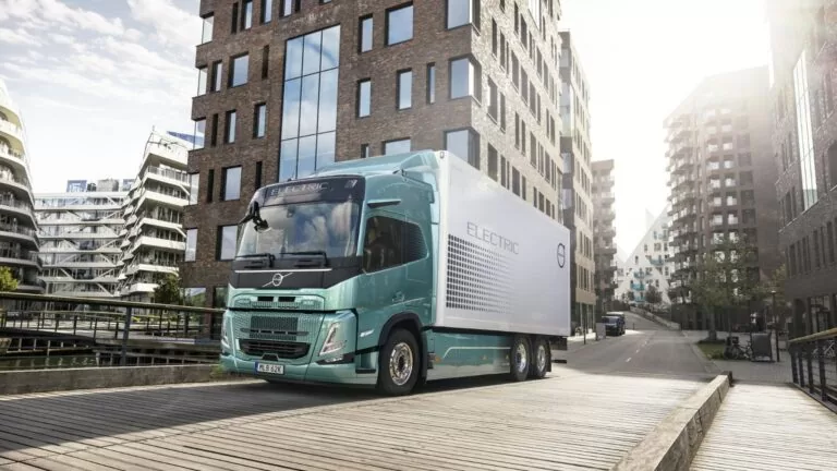 Caminhões elétricos Europa