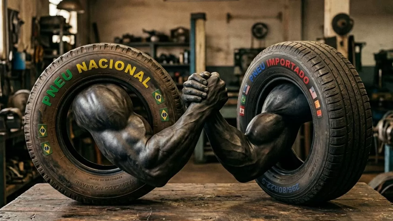 Pneu Nacional x Pneu Importado