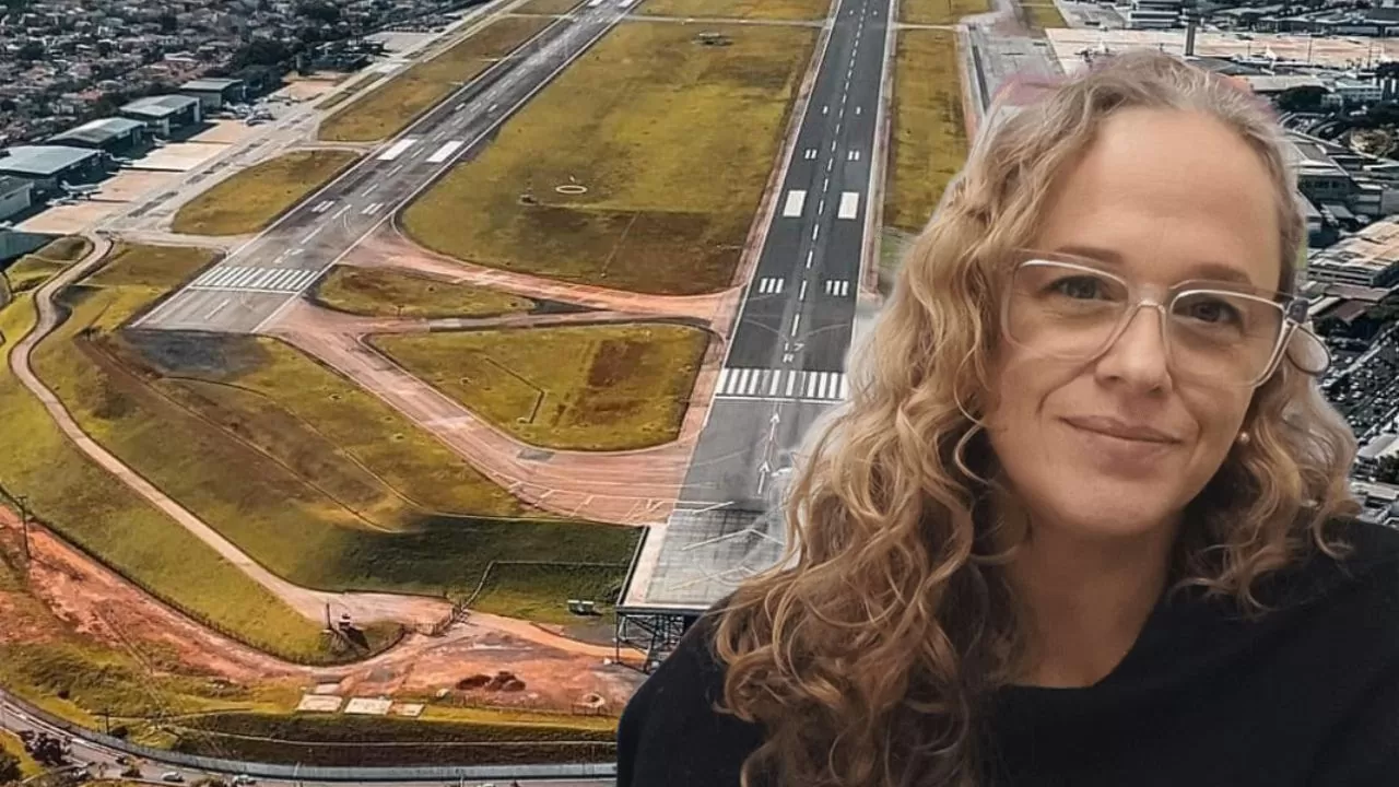 Renata Cavion, coordenadora do Curso de Engenharia de Transportes e Logística da UFSC (Gestão 2025 2027) e vice presidente da Sociedade Brasileira de Pesquisa em Transporte Aéreo (SBTA) (Gestão 2026 2027)
