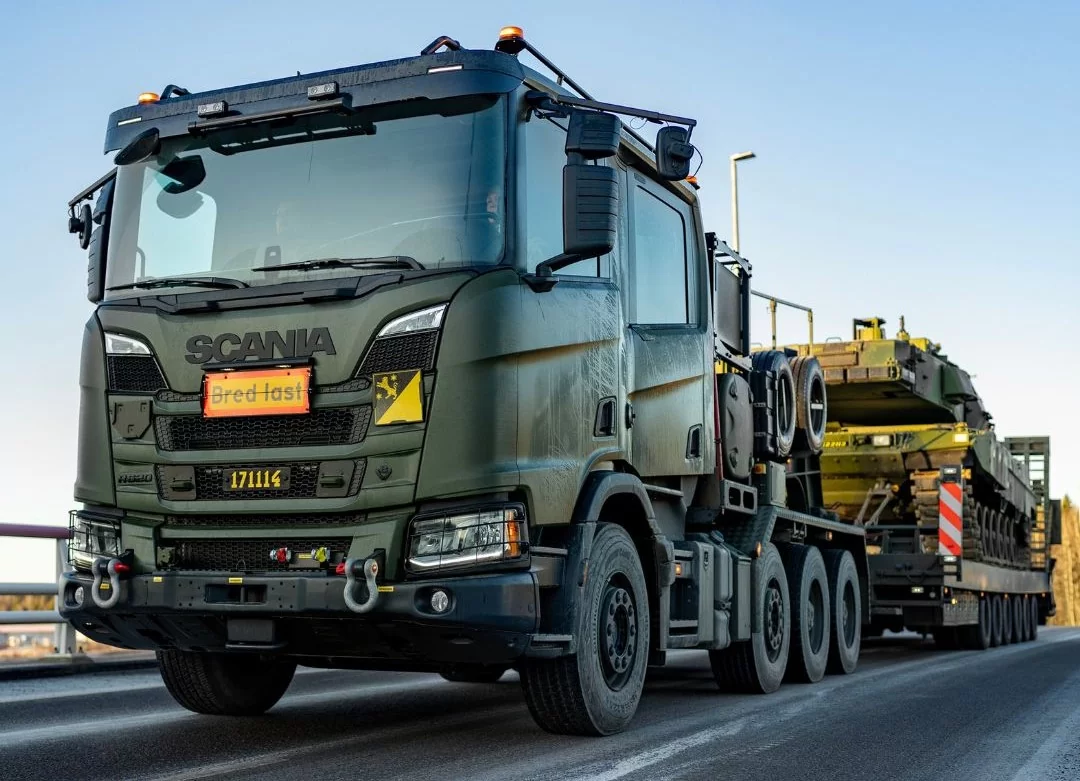 Scania cabine dupla CrewCab na Eurosatory 2026 Scania cabine dupla CrewCab na Eurosatory 2026
