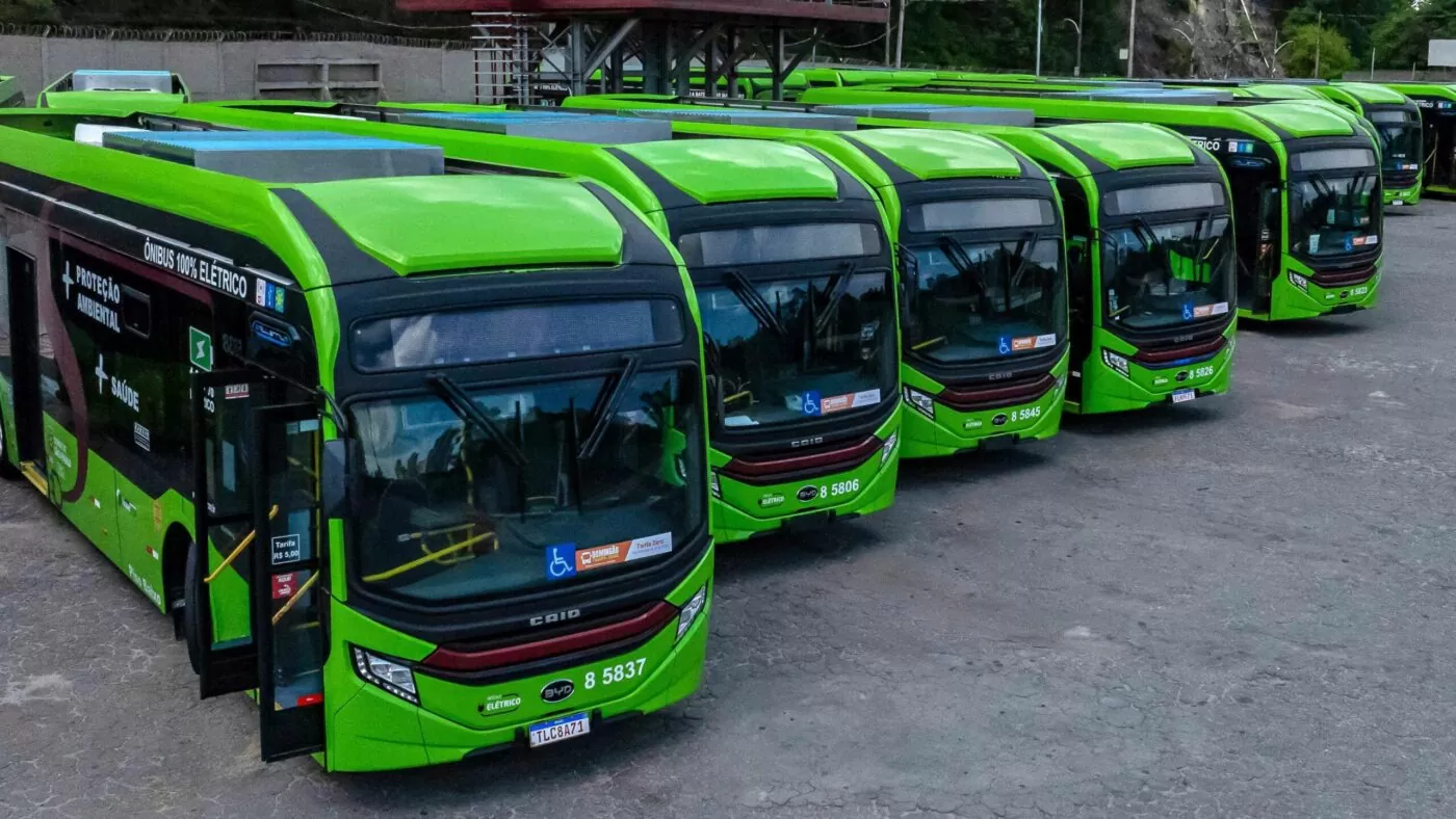 byd ônibus elétrico