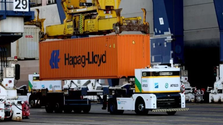 Westwell Q Truck no Porto de Felixstowe