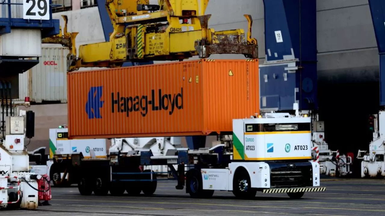 Westwell Q Truck no Porto de Felixstowe