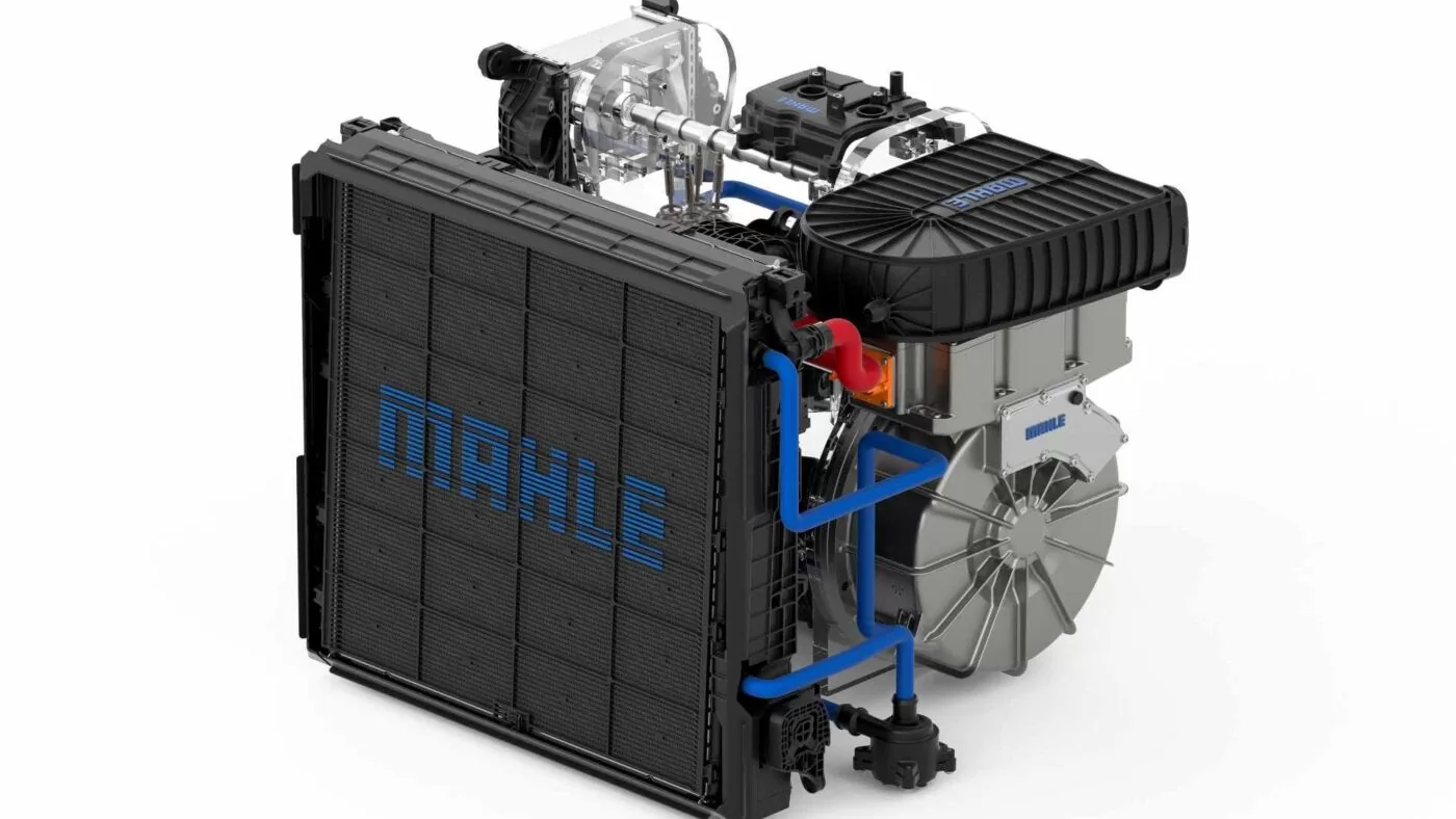 A MAHLE está lançando em Hanôver um novo extensor de autonomia para caminhões elétricos. A MAHLE está lançando em Hanôver um novo extensor de autonomia para caminhões elétricos.
