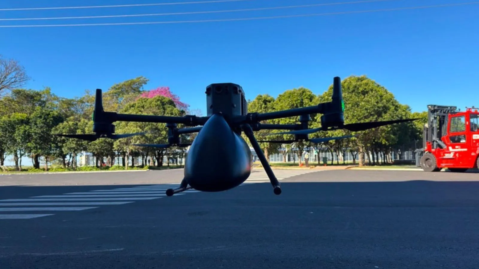 Drones levam peças às oficinas do LATAM MRO em 30 segundos, em São Carlos