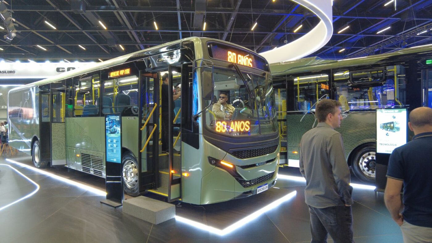 Caio apresenta portfólio de ônibus urbanos e celebra 80 anos na Lat.Bus 2026