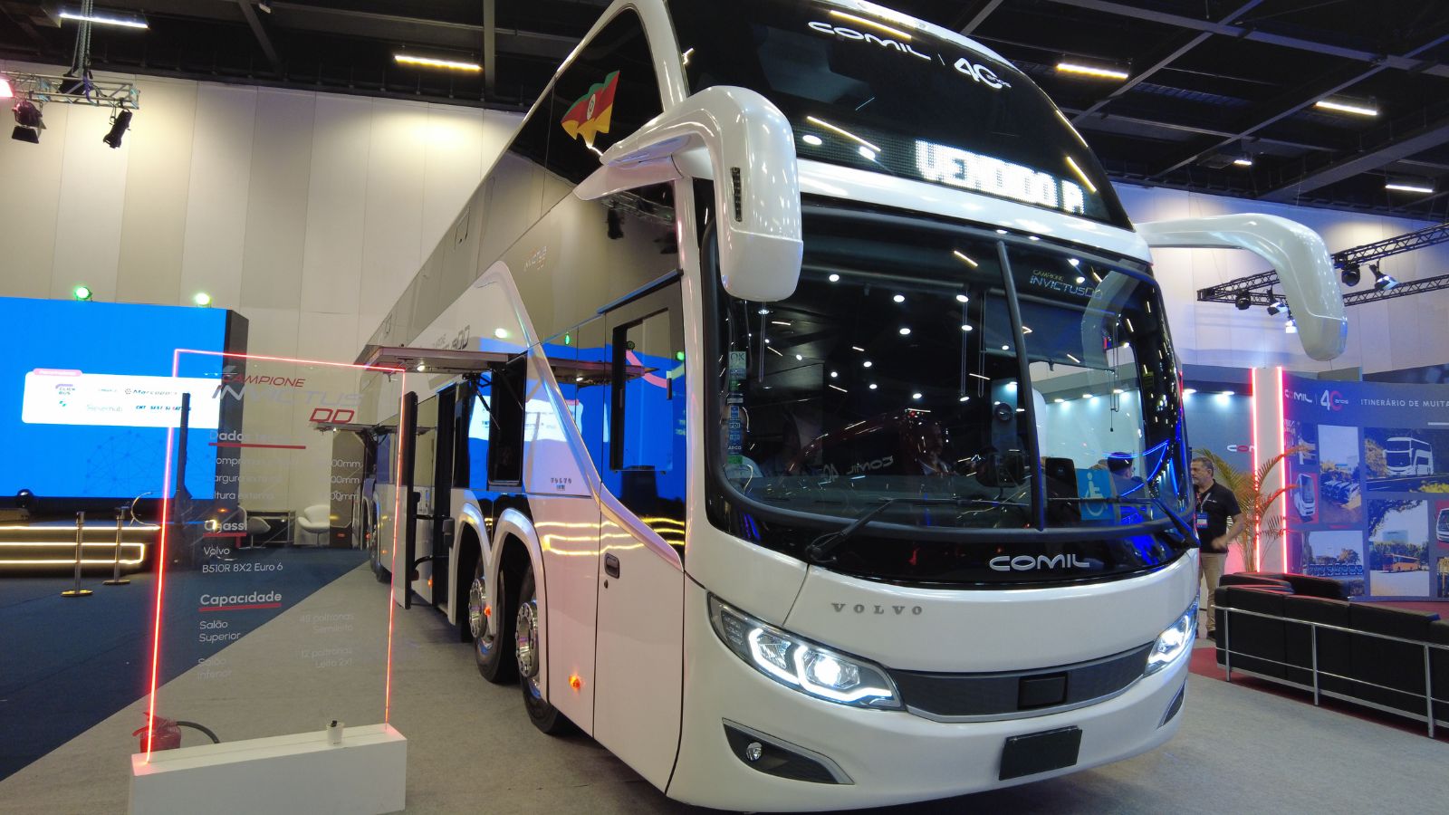Nova geração de ônibus para fretamento é destaque da Comil na Lat.Bus