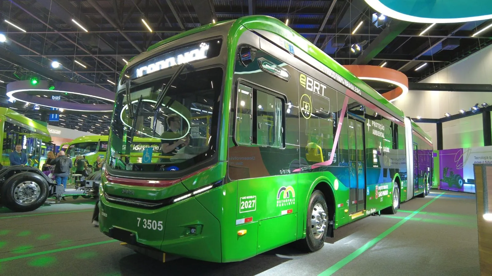 Eletra destaca e-TROL, chassi elétrico e redução de CO₂ na Lat.Bus
