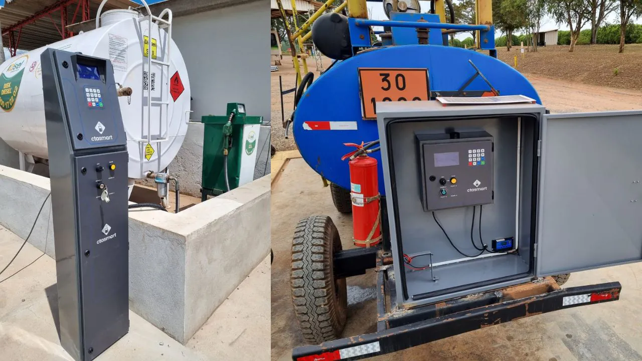 Equipamentos podem ser utilizados em bombas fixas ou em unidades móveis, como veículos de comboio Equipamentos podem ser utilizados em bombas fixas ou em unidades móveis, como veículos de comboio