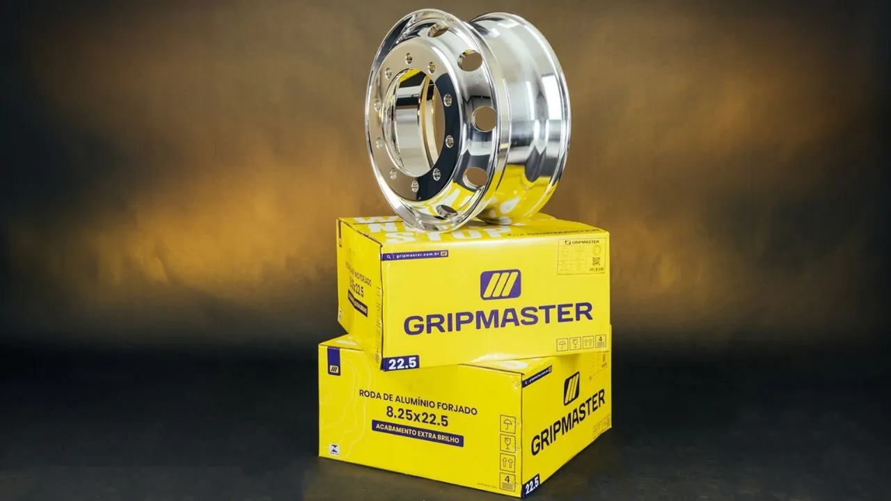 Gripmaster lança rodas para veículos comerciais