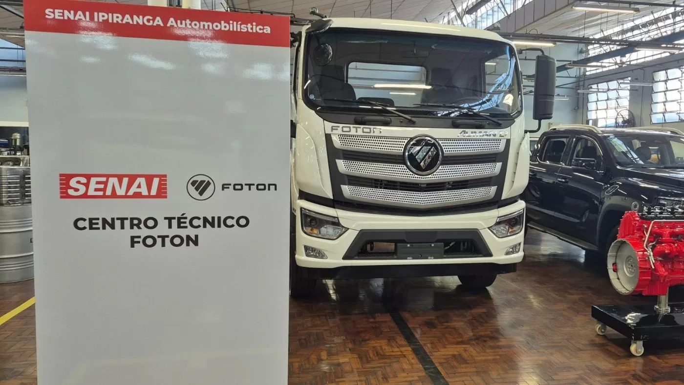 IMAGEM PARA DISCOVERY 2026 08 03T122205.317 Programa da Foton com o SENAI prepara técnicos para veículos a combustão e elétricos