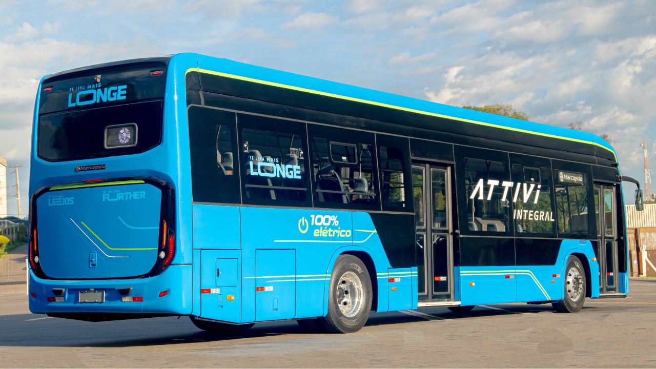 Marcopolo apresenta evoluções no elétrico Attivi Integral na Lat.Bus 2026