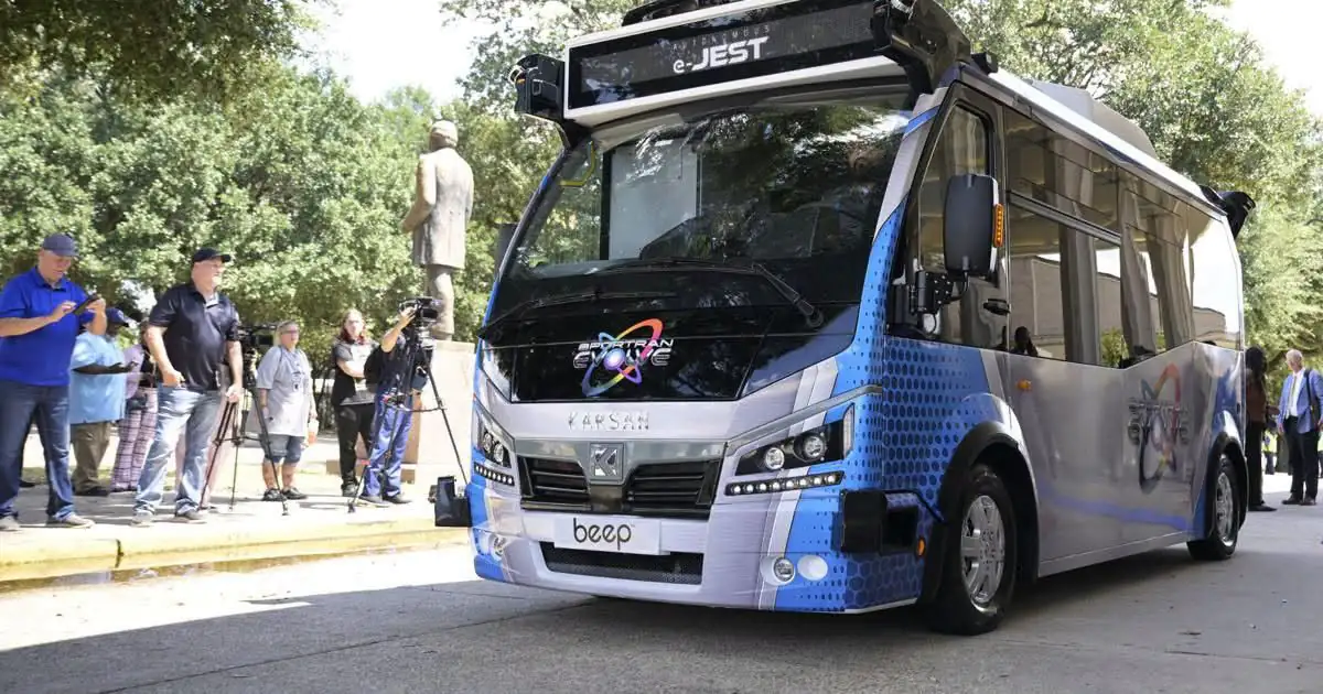 Ônibus autônomo será testado em rotas urbanas de Shreveport, nos Estados Unidos