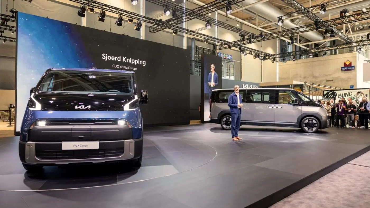 Kia apresenta PV7 elétrico com autonomia superior a 460 km na IAA 2026
