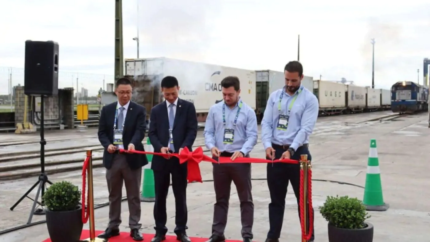 TCP e Brado inauguram terceira linha férrea no Terminal de Paranaguá