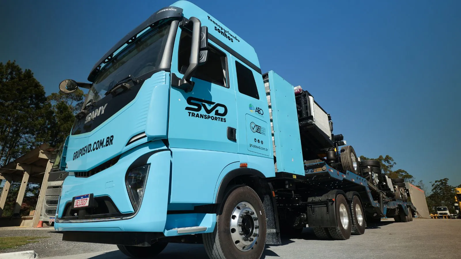 SVD Transportes inicia testes com caminhão elétrico da SANY em São Paulo