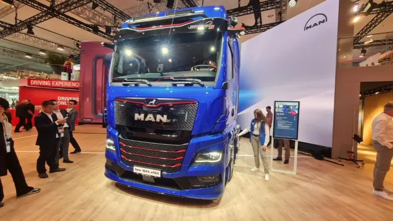 MAN apresenta eTGX elétrico com autonomia de até 720 km na IAA 2026