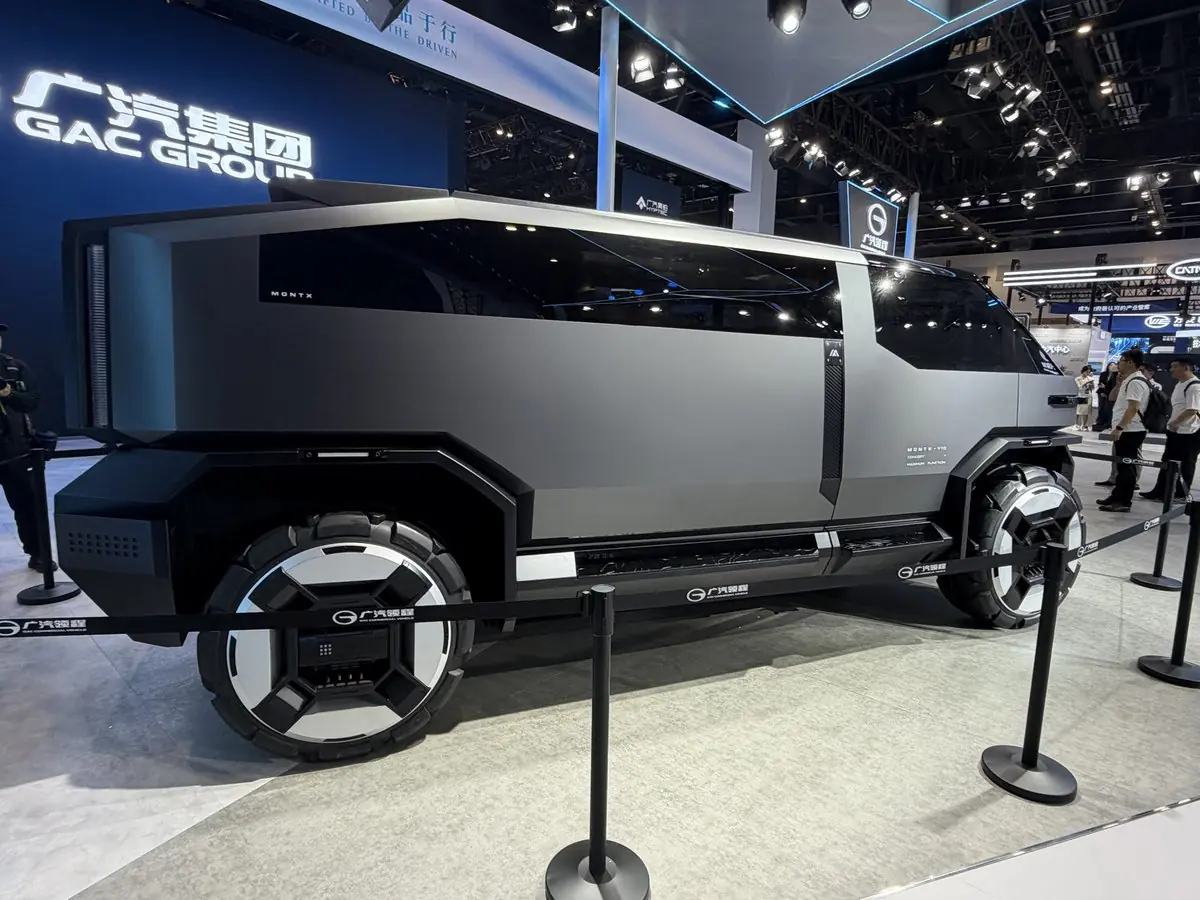 HGp85 sa8AAN4WW GAC Commercial Vehicle apresenta caminhões autônomos, troca de baterias e marca MONTX na IAA 2026