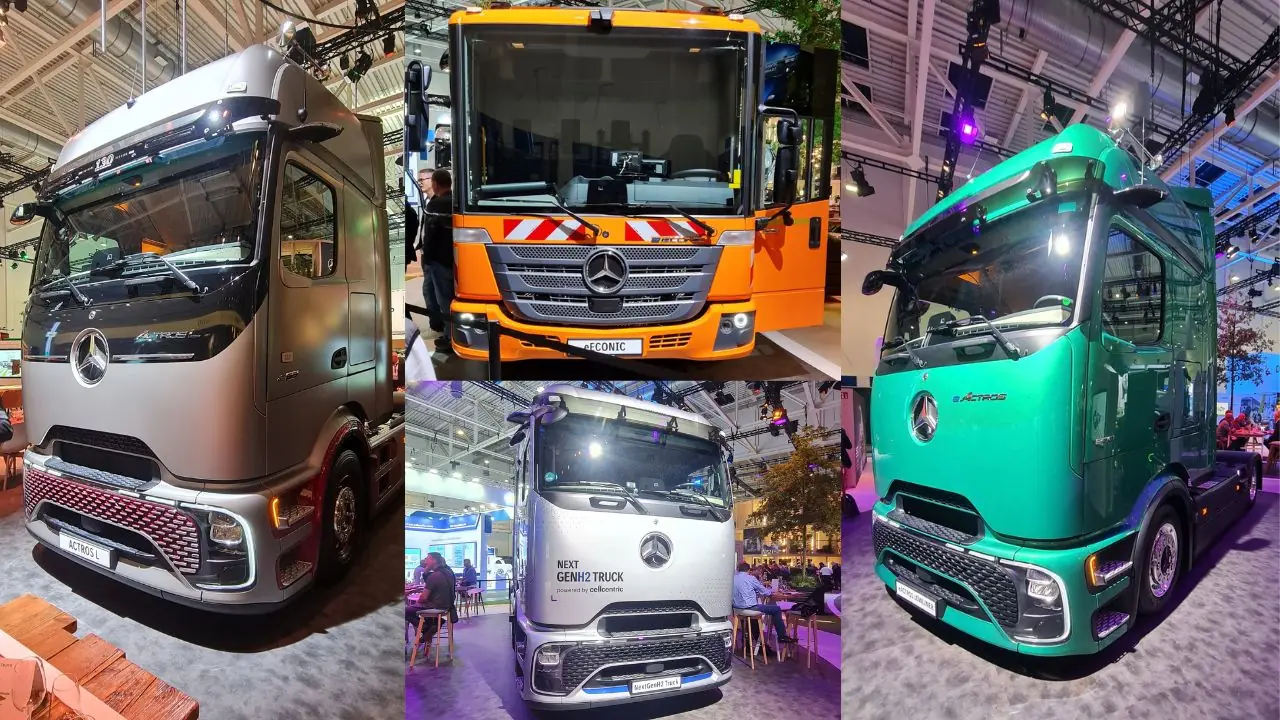 Mais uma vez, a eletromobilidade foi o foco da Mercedes Benz em seu estande na IAA Transportation 2026 Mais uma vez, a eletromobilidade foi o foco da Mercedes Benz em seu estande na IAA Transportation 2026