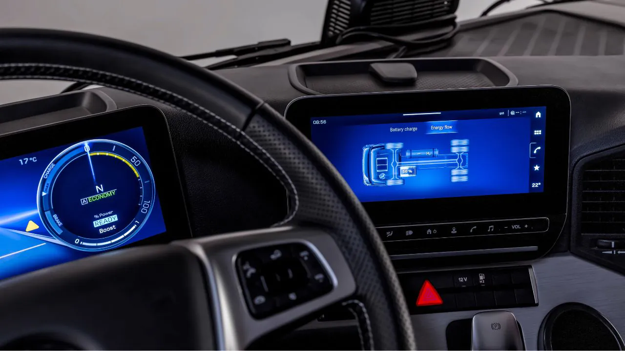Mercedes-Benz NextGenH2 com o Multimedia Cockpit Interactive 2 Mercedes-Benz NextGenH2 com o Multimedia Cockpit Interactive 2