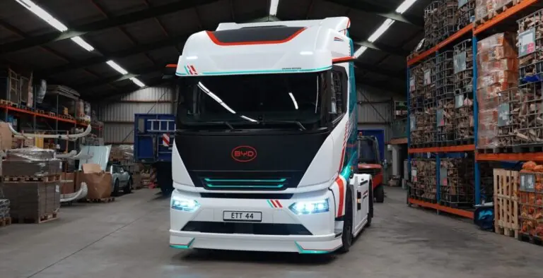 A BYD planeja fabricar caminhões na Europa para evitar tarifas