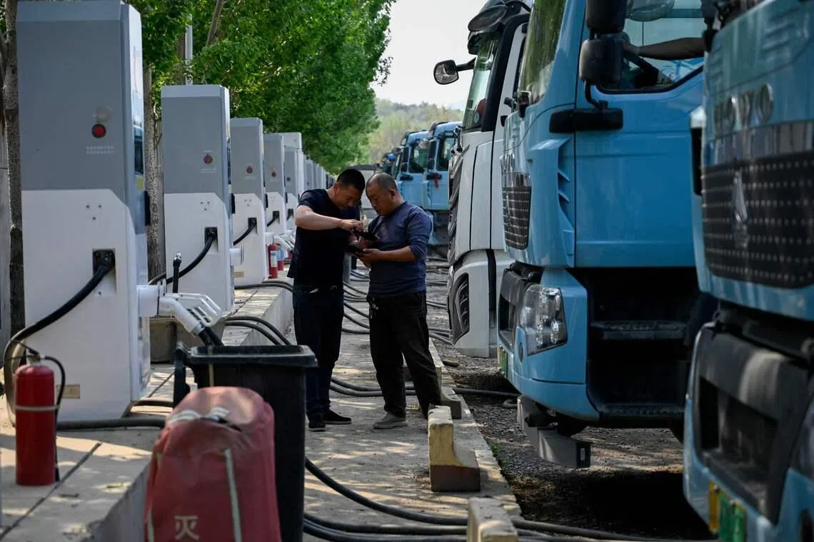 sino 4 Posto de recarga de elétricos na China